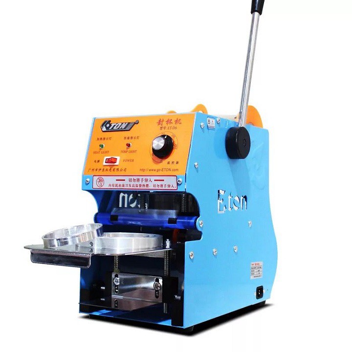 Máy Ép Miệng Ly Eton D6 Cốc Trà Sữa Hoa Quả Sinh Tố Nước Sâm Cà Phê Cốc 300-400-500Ml