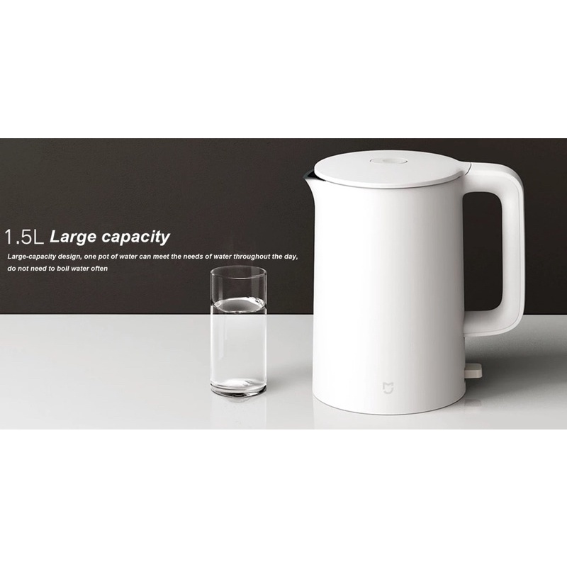 Ấm Đun Nước Siêu Tốc Xiaomi 1A - Hàng Chính Hãng - Bảo Hành 6 Tháng