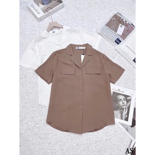 Áo sơ mi cổ vest