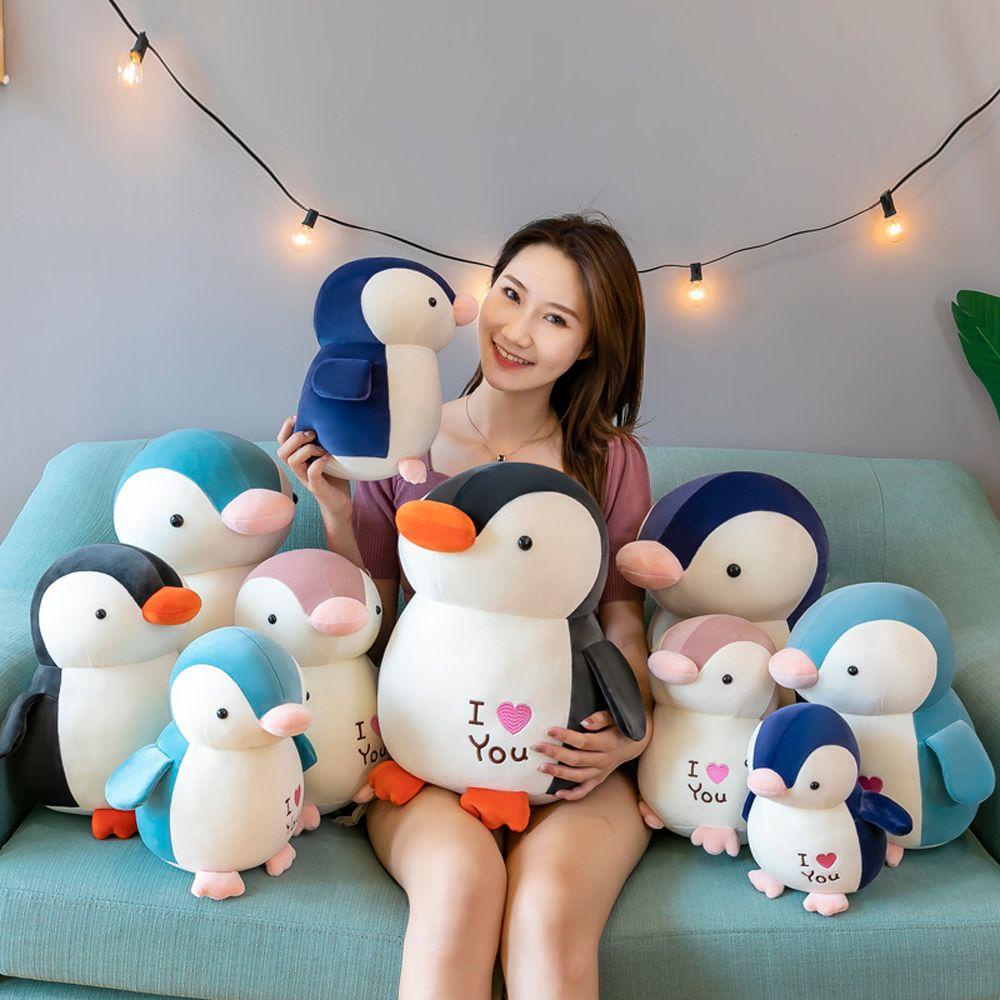 LILYES Thú Nhồi Bông Hình Chim Cánh Cụt Dễ Thương 25 / 30 / 35cm