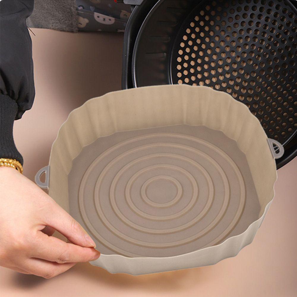 Khay Tròn Lót Nồi Chiên Không Dầu Dễ Vệ Sinh Tái Sử Dụng Tiện Lợi
