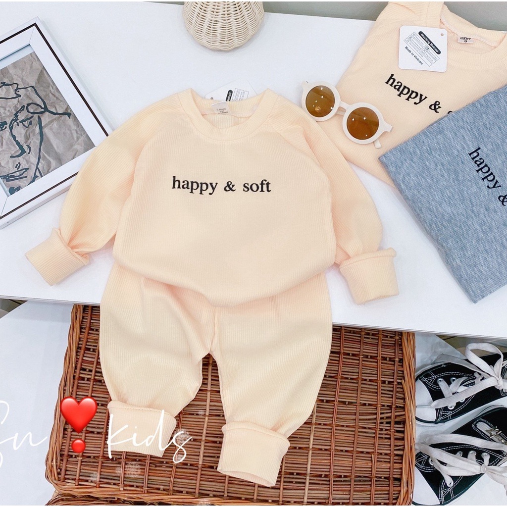 Bộ tăm gân dài tay dễ thương cho bé 8-20kg