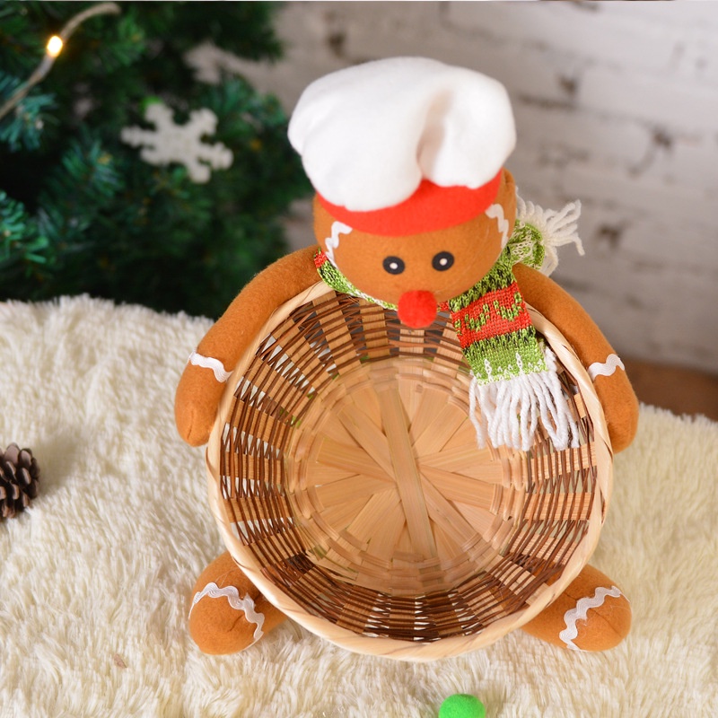 Giỏ Đựng Thức Ăn / Kẹo Hình Ông Già Noel / Người Tuyết Sáng Tạo