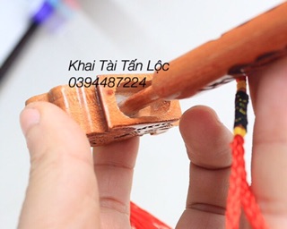 Ki.ếm gỗ đào thất tinh bát quái 20 cm
