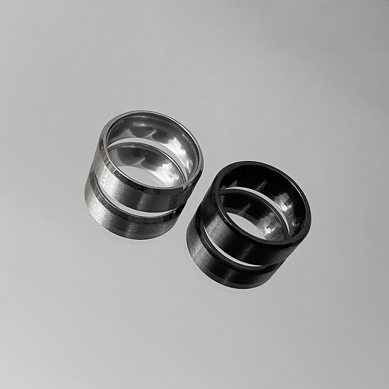 Nhẫn Thép Titan Trơn Hình Tròn Thời Trang Dành Cho Nam Nữ