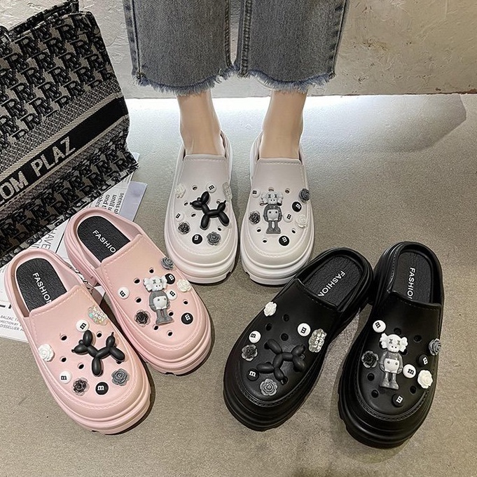 Dép Sục Dép Fashion Đế độn tăng chiều cao chất eva siêu nhẹ
