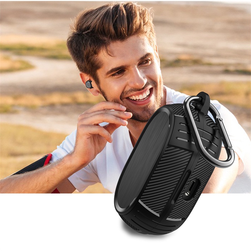 Ốp Điện Thoại Armor Mềm Nhám Bảo Vệ Toàn Diện Chống Sốc Cho Jabra Elite 7 Pro / Elite 7 Active / Elite 75t / Active 75t