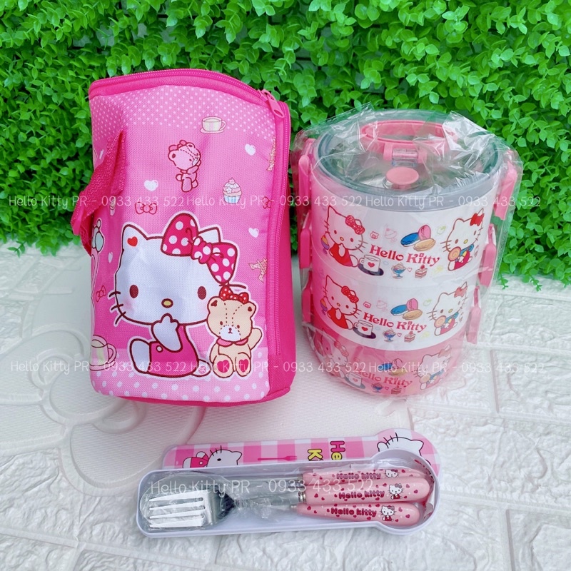 TÚI GIỮ NHIỆT HELLO KITTY DOREMON DORAEMON