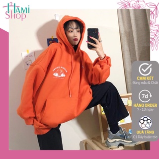 Áo nỉ nữ form rộng áo hoodie nỉ chất dày đẹp dễ mặc dễ phối đồ