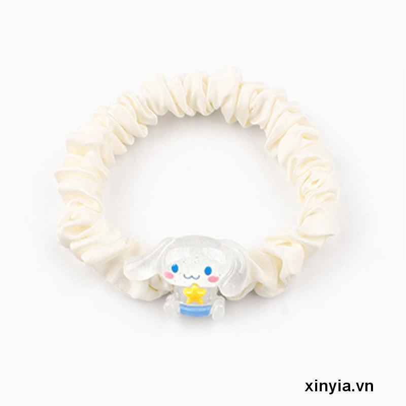 Dây Cột Tóc Cao Su Họa Tiết Hoạt Hình Xinh Xắn Cho Bé Gái