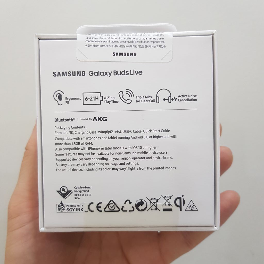 [NGUYÊN SEAL] Tai Nghe Samsung Galaxy Buds Live ✅Chống Ồn ANC ✅Pin 6H ✅Bảo Hành 12 Tháng Hàng Chính Hãng