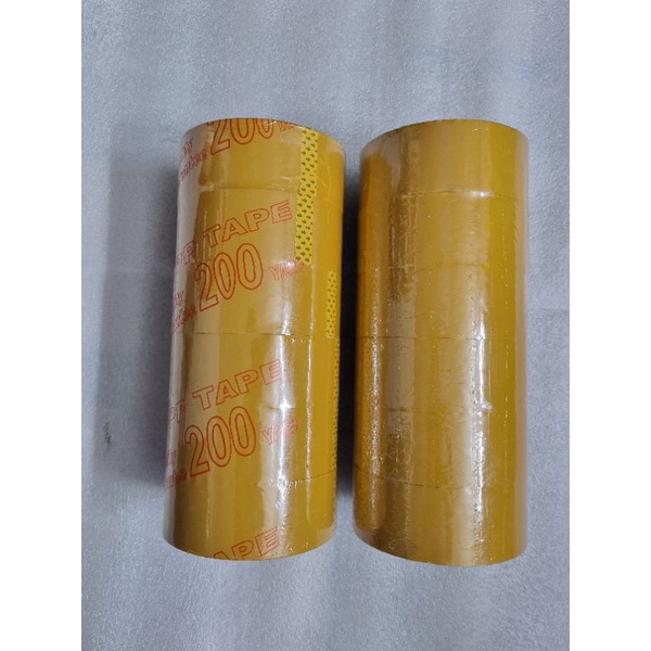 Lốc 6 cuộn băng keo đục nặng 2kg