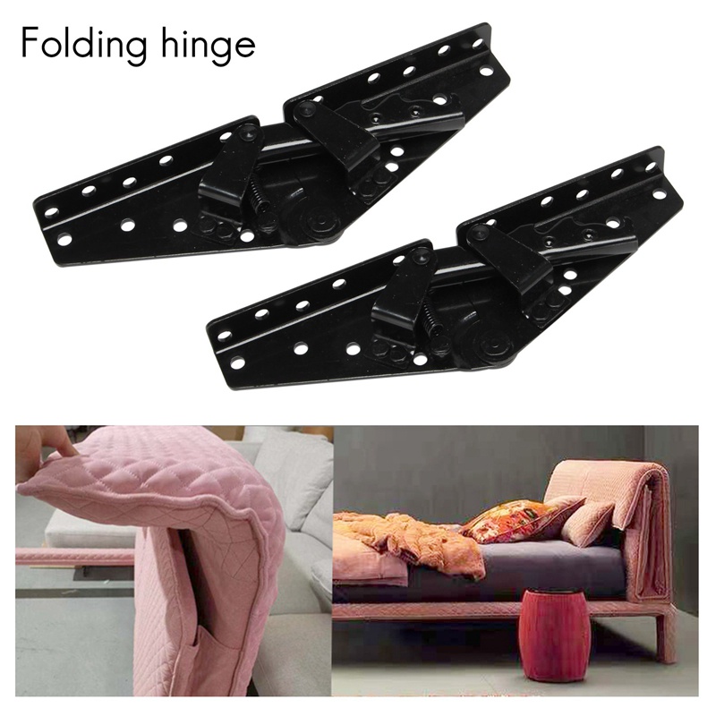 Bản Lề Cơ Khí 3 Cạnh Bằng Thép Kim Loại Màu Đen Có Thể Điều Chỉnh Cho Giường / Ghế Sofa /