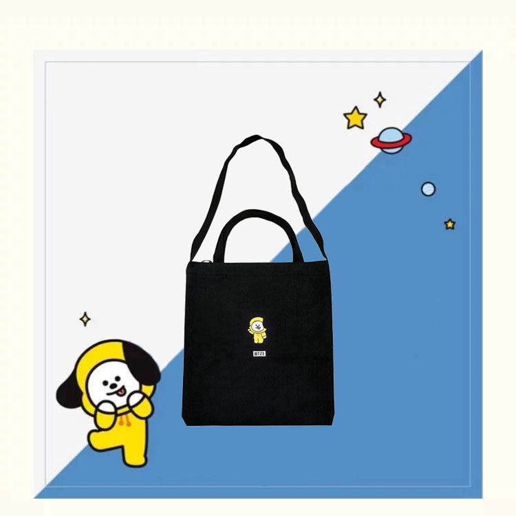 Túi xách KPOP BTS BT21 Canvas Tote Bag TATA COOKY