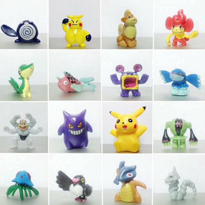 Lot of 144 pcs Party Favors Pikachu Pokemon Pocket Monster MINI FIGURE  Toy