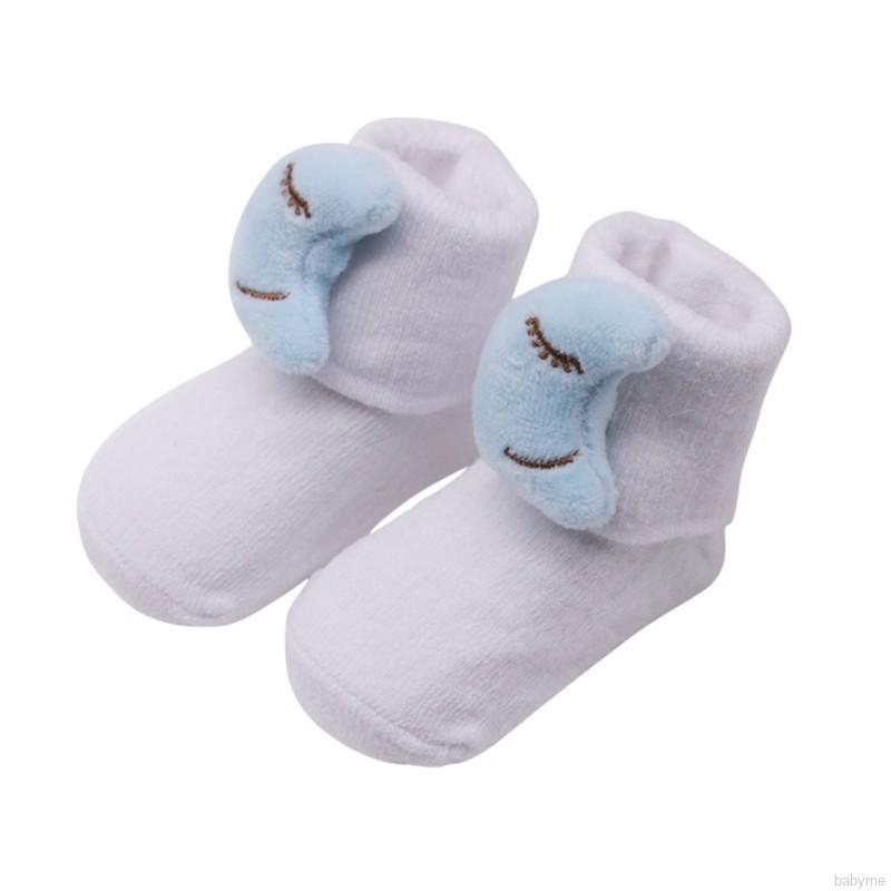Tất cotton giữ ấm chống trượt cho bé