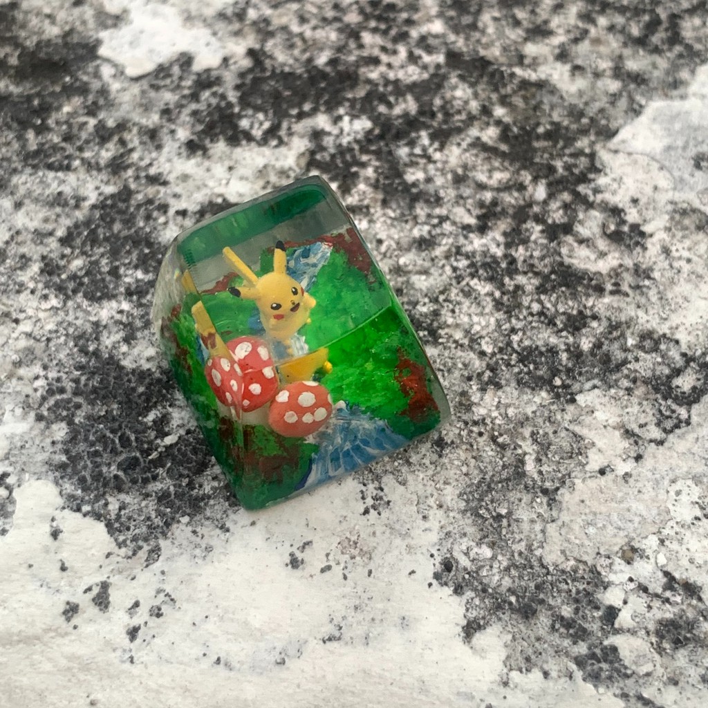 Nút bàn phím keycap Pikachu mẫu mới