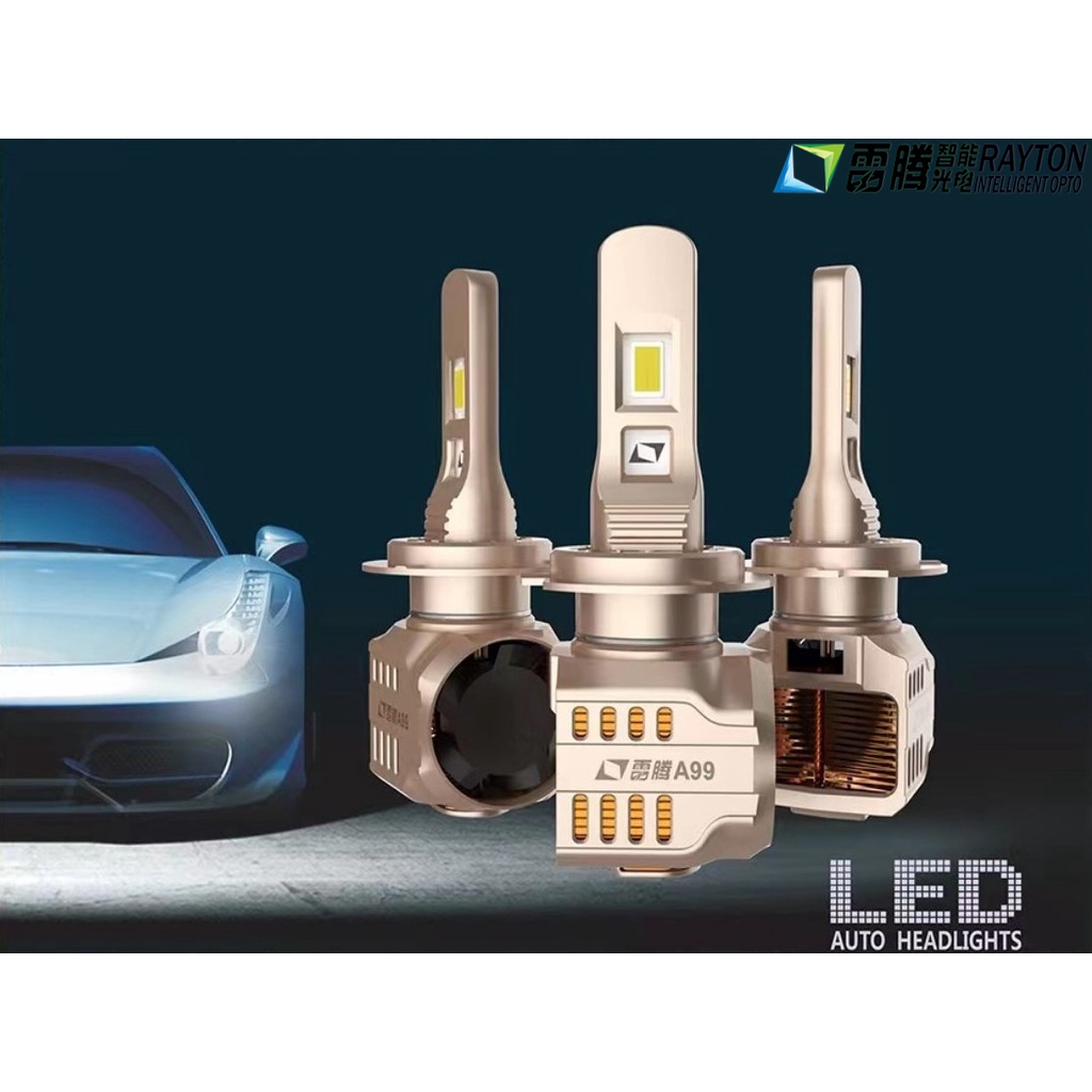 Cặp bóng đèn pha LED tăng sáng ô tô A99
