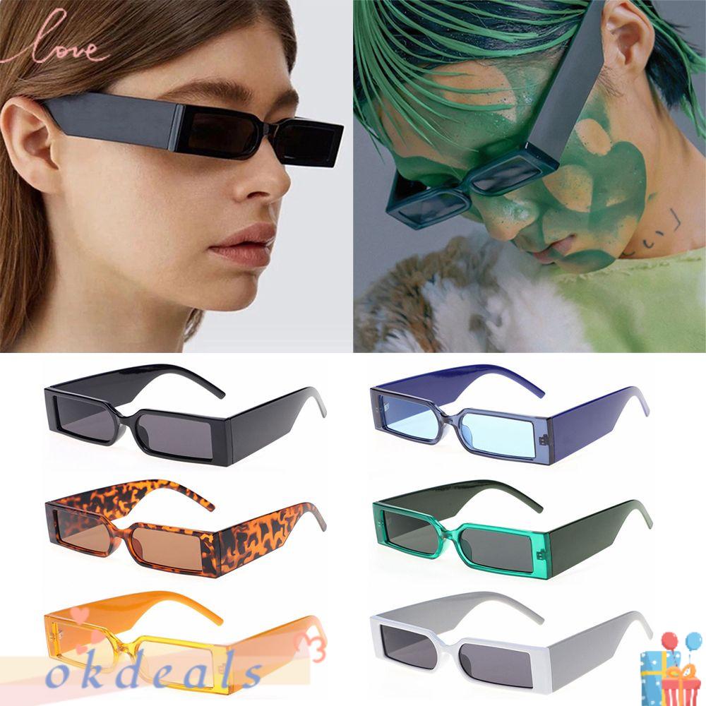 Kính Mát Hình Chữ Nhật Phong Cách Vintage