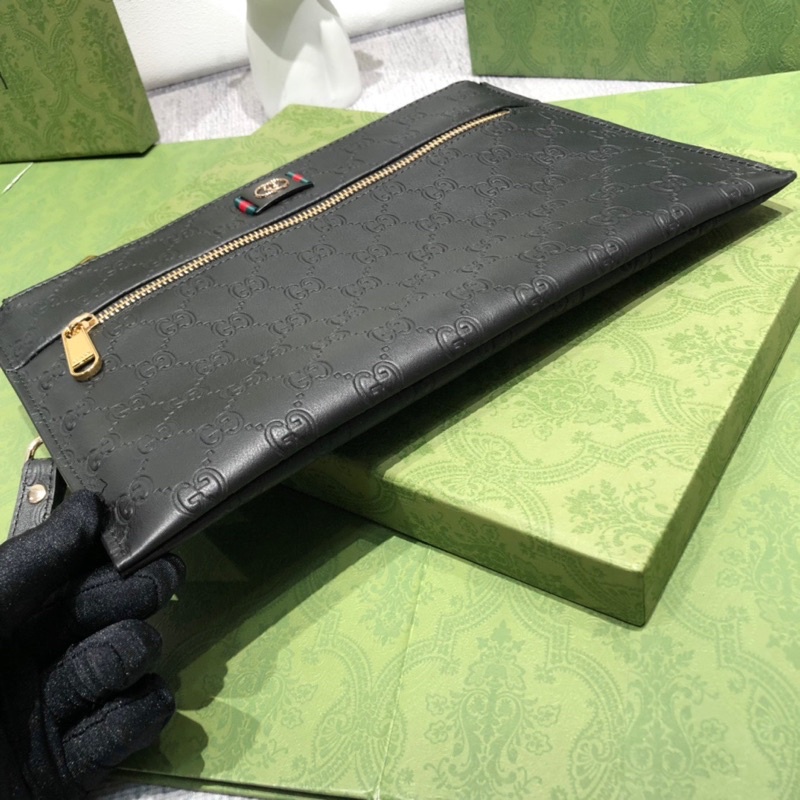 Clutch cầm tay cho nam thương hiệu Gucci GC cao cấp da thật
