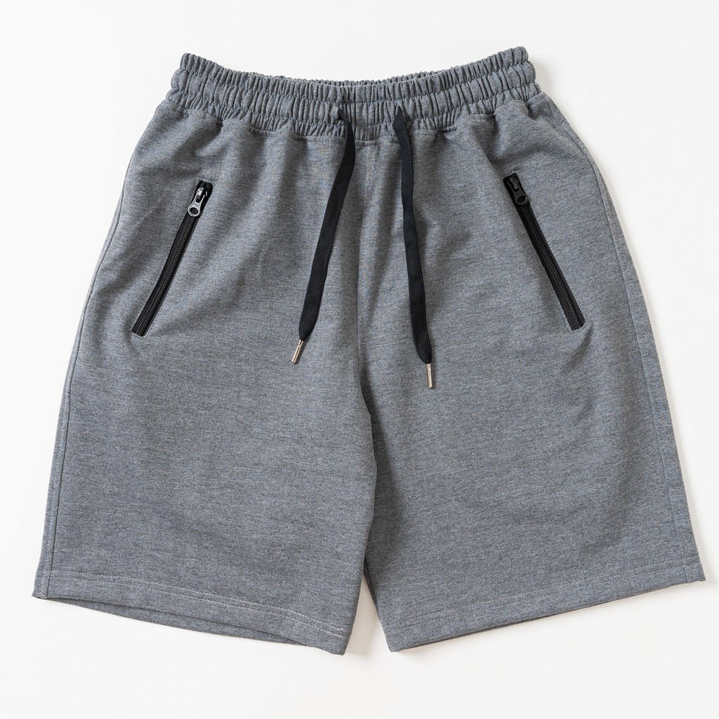 Quần Short Thun Nỉ Nam Kenta Dây Kéo Túi QST0005