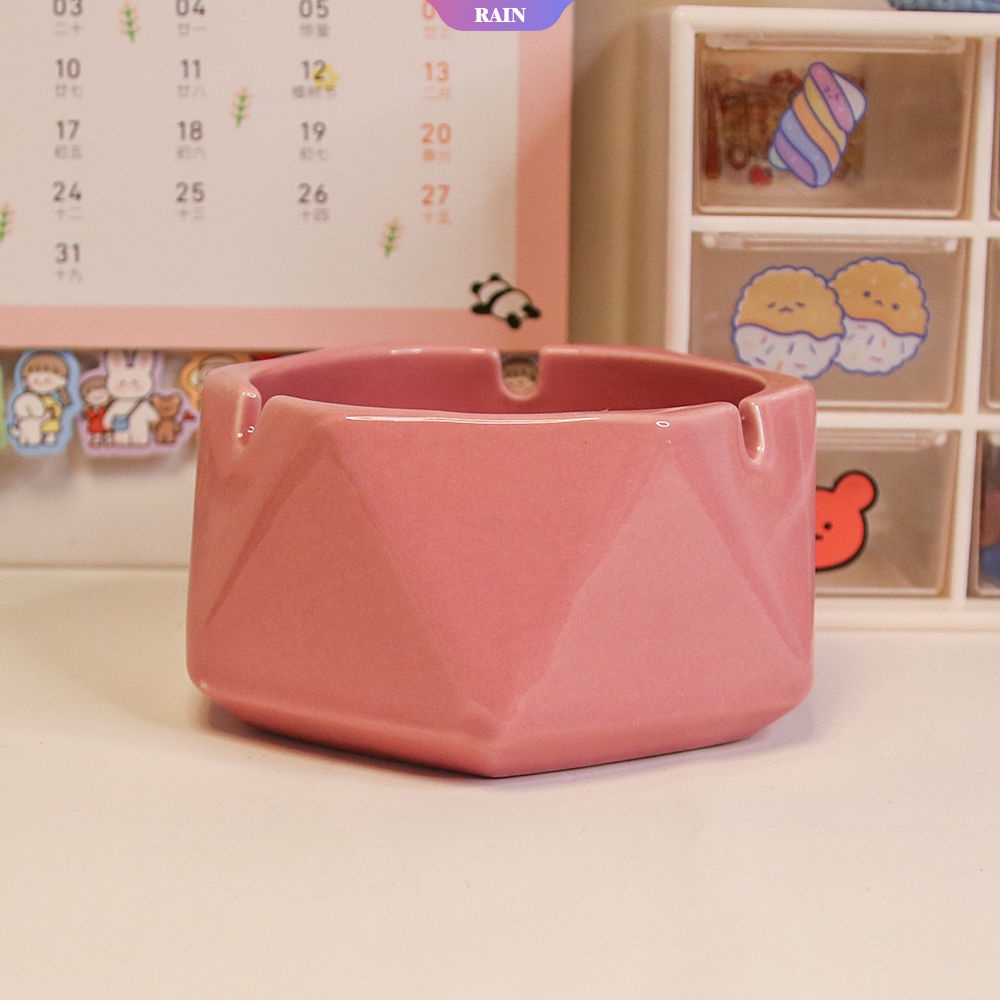 SANRIO Gạt Tàn Thuốc Bằng Sứ Hình Vịt Donald Daisy Hoạt Hình Trang Trí Phòng Khách