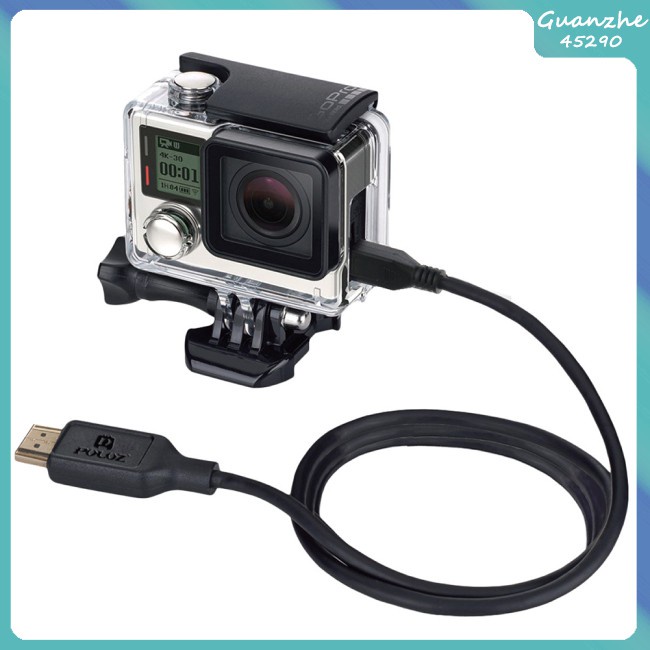 Hot Sale 【GZ】 19 Pin HDMI to Micro 5 Pin HDMI Cable for GoPro HERO4 /3+ /3 with 1.5m Lines