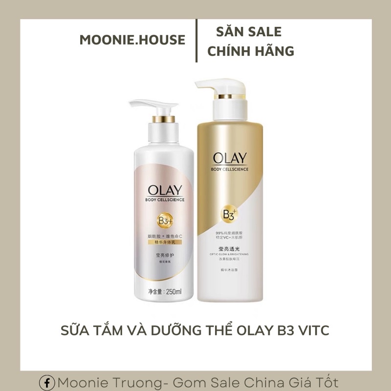 Sữa Tắm và Dưỡng Thể Olay B3 VitC