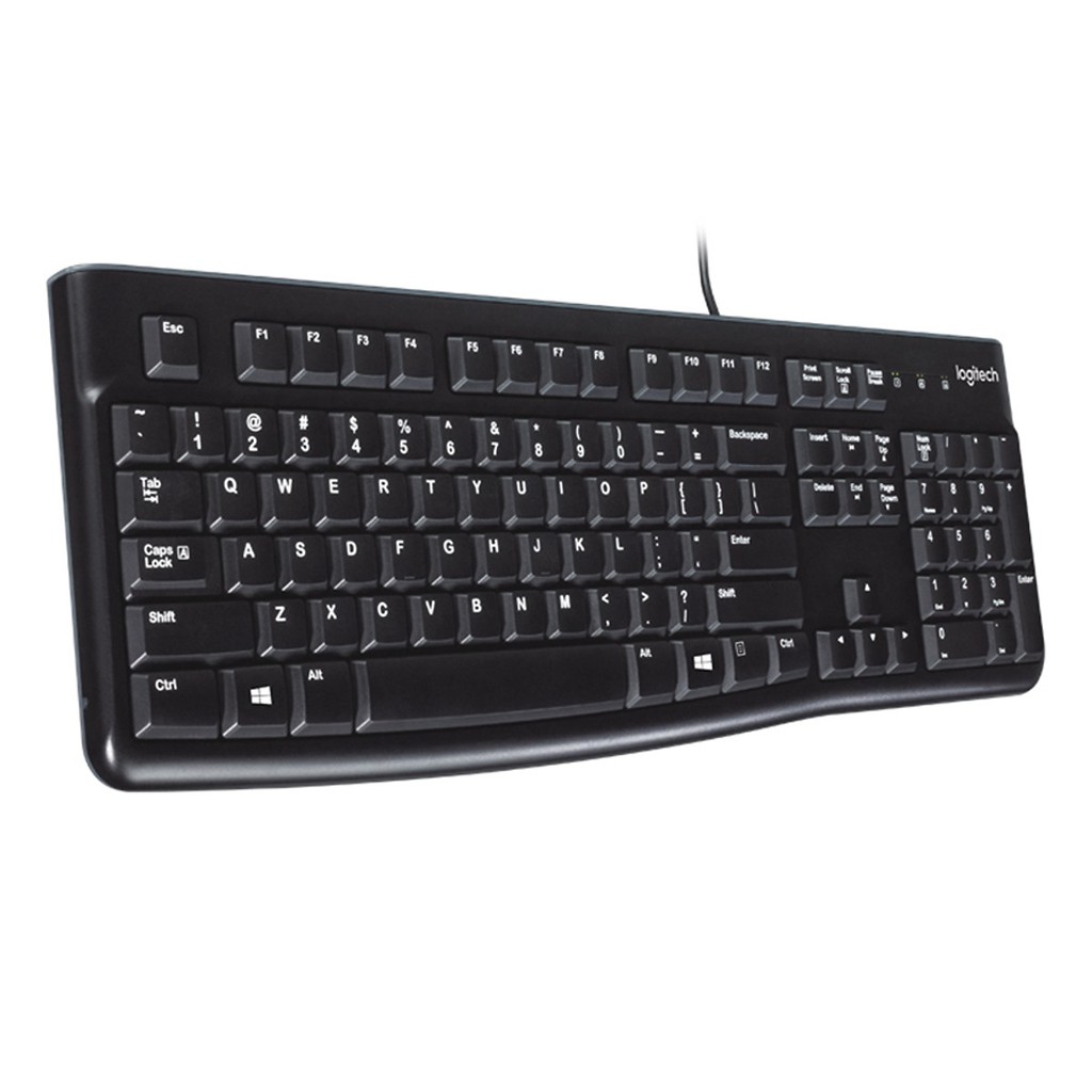 Bàn Phím Có Dây Logitech K120 - Hàng Chính Hãng