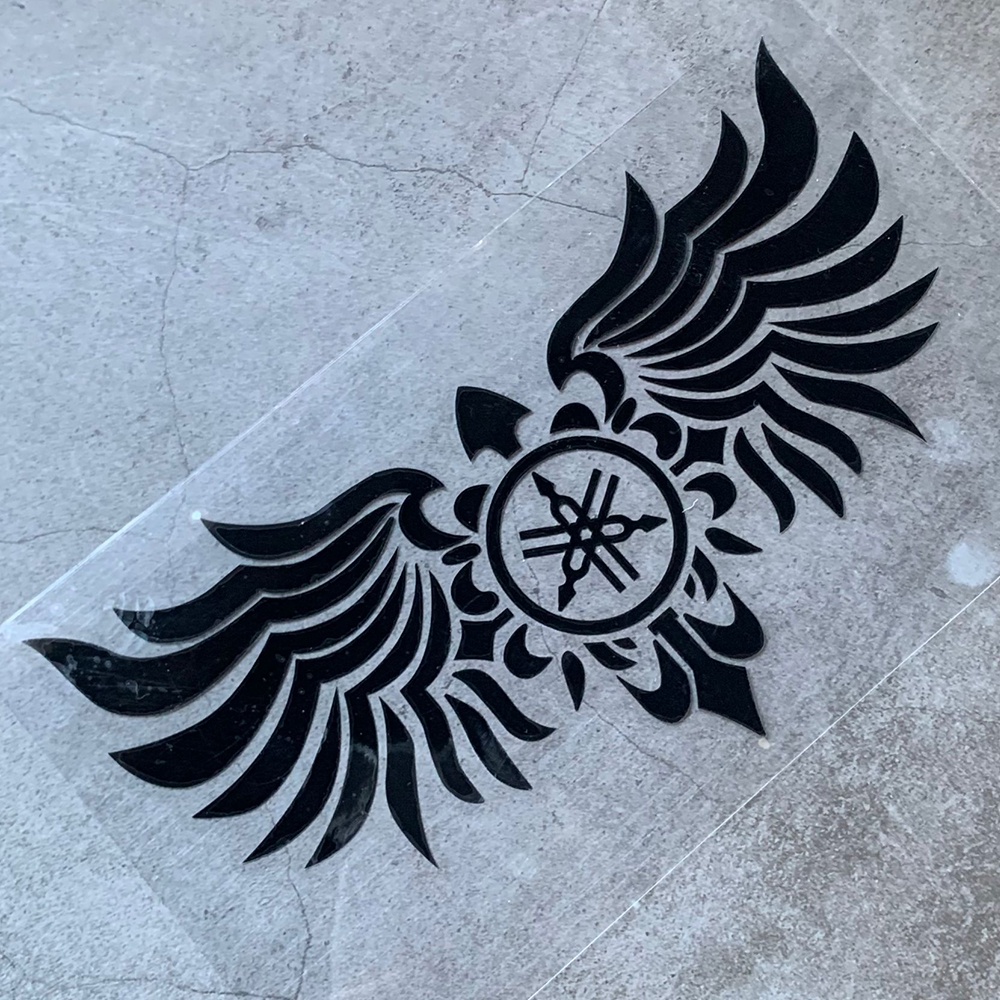 Miếng Dán Trang Trí Đuôi Xe Máy YAMAHA Độc Đáo