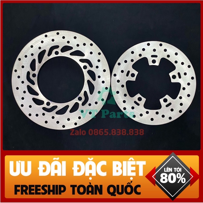 Cặp đĩa thắng trước sau exciter 150