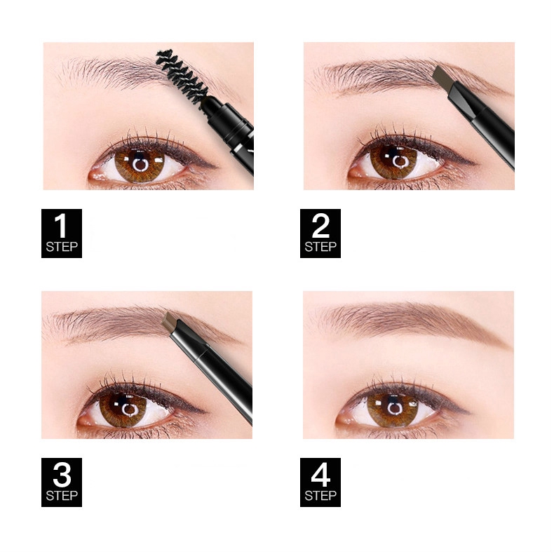 [Hàng mới về] Bút Kẻ Lông Mày 7 Màu Tùy Chọn Chống Nước Lâu Trôi Kèm Đầu Cọ Tiện Lợi | BigBuy360 - bigbuy360.vn