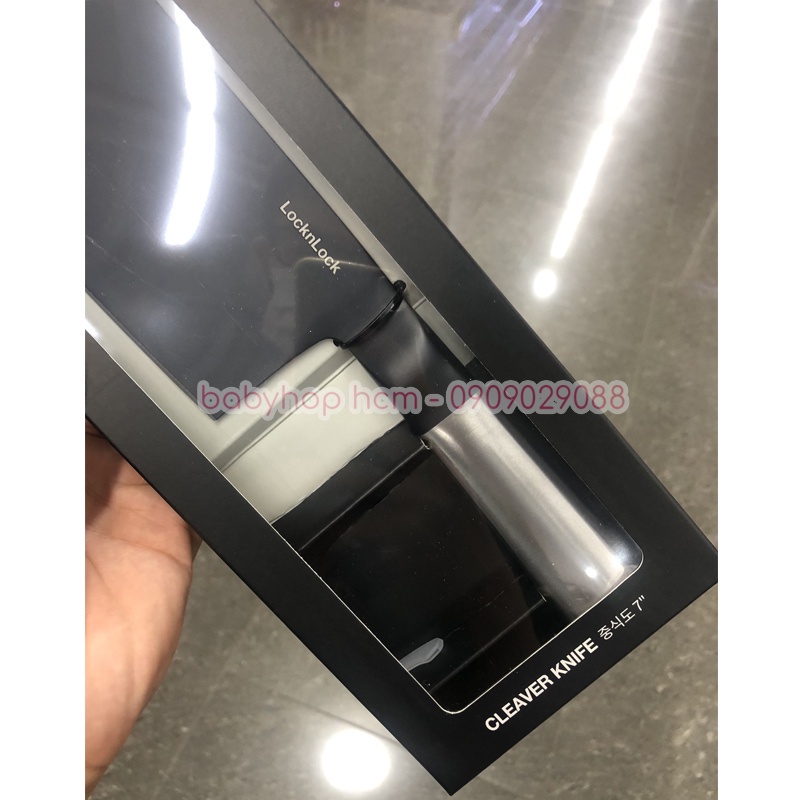 Dao nhà bếp Cleaver Knife LocknLock CKK925 chất liệu inox - BABYHOPSG