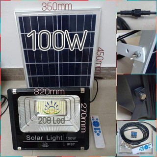 Đèn Năng Lượng Mặt Trời Solar Light 100W