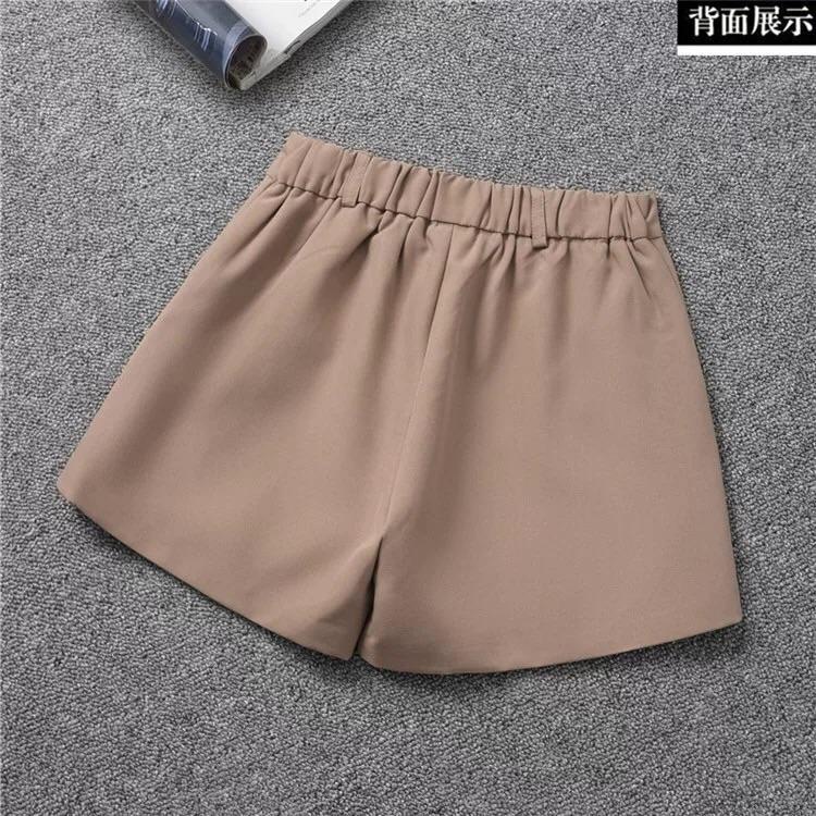 Quần short Dáng Chữ A Ống Rộng Lưng Cao Phong Cách Hàn Quốc Thời Trang Mùa Hè Dành Cho Nữ S~5XL