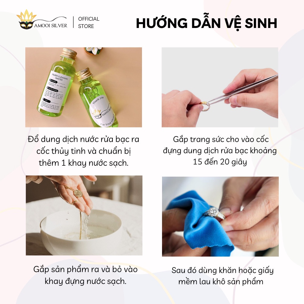 Dây chuyền bạc S925 dây đôi hoạ tiết bướm - Amooi Silver AD174