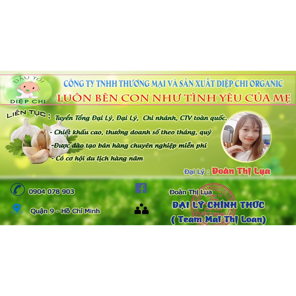 Dầu tỏi Diệp Chi Gold-Con khoẻ không lạm kháng sinh