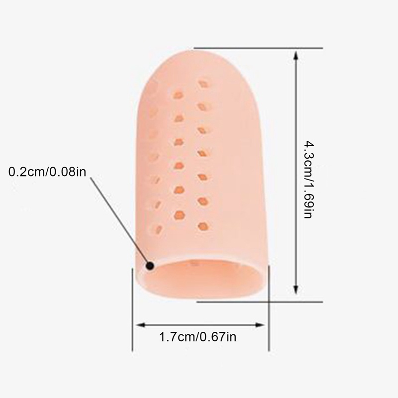 Găng Bảo Vệ Ngón Tay Bằng Silicone Thoáng Khí