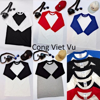 Áo thun tay lửng Gildan Raglan