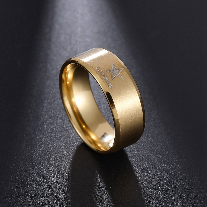 Nhẫn thép không gỉ kiểu dáng đơn giản thanh lịch dành cho cả nam và nữ