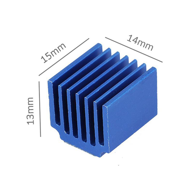 3D Printer Parts 4pcs Stepper Motor Driver Heat sinks Cooling Block Heatsink for TMC2100 8729 DRV8825 Drive Modules