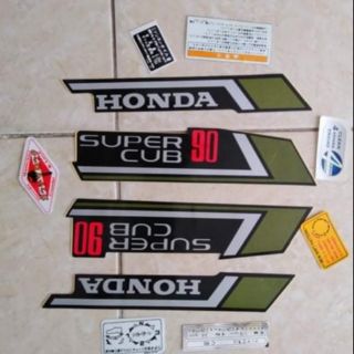 Tem dán xe cub đời 82