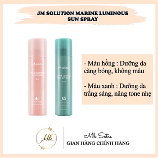 Xịt chống nắng jmsolution