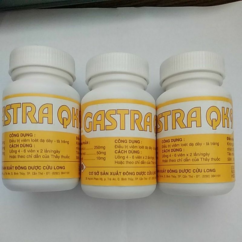 GASTRA  QK9_ Viên uống  dạ dày _ lọ 100 viên