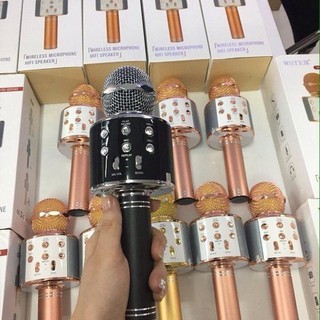 [FREESHIP] MICRO, MIC KARAOKE BLUETOOTH HÌNH THỎ X9
