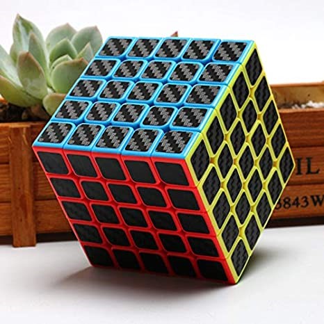Rubik Carbon MoYu MeiLong 5x5- Đồ chơi trí tuệ siêu thông minh tặng kèm chân đế Rubik Moyu