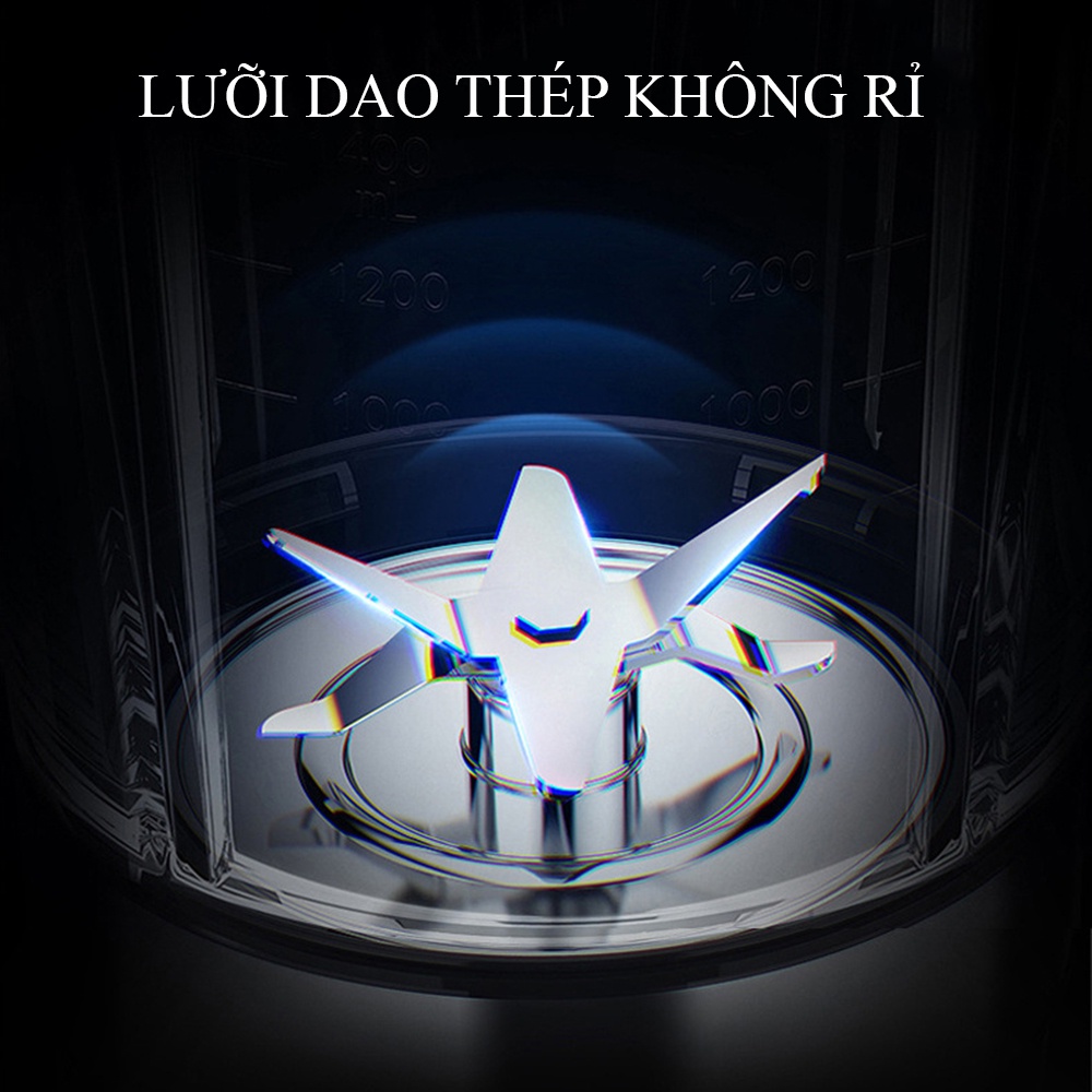 Máy xay sinh tố công nghiệp xay thịt cá, rau củ, đá viên... công suất 4500w. Máy xay đa năng bản 2 cối. Bảo hành 2 năm.