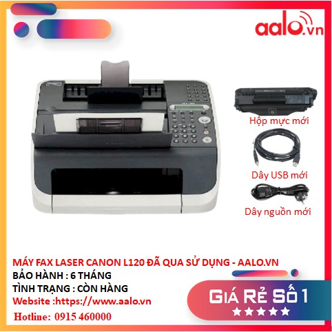 MÁY FAX LASER CANON L120 ĐÃ QUA SỬ DỤNG - AALO.VN