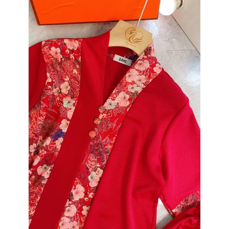 Bộ lam bộ phật tử đi chùa tay lỡ lụa gấm hoạ tiết siêu hot(ẢNH THẬT+VIDEO) | BigBuy360 - bigbuy360.vn