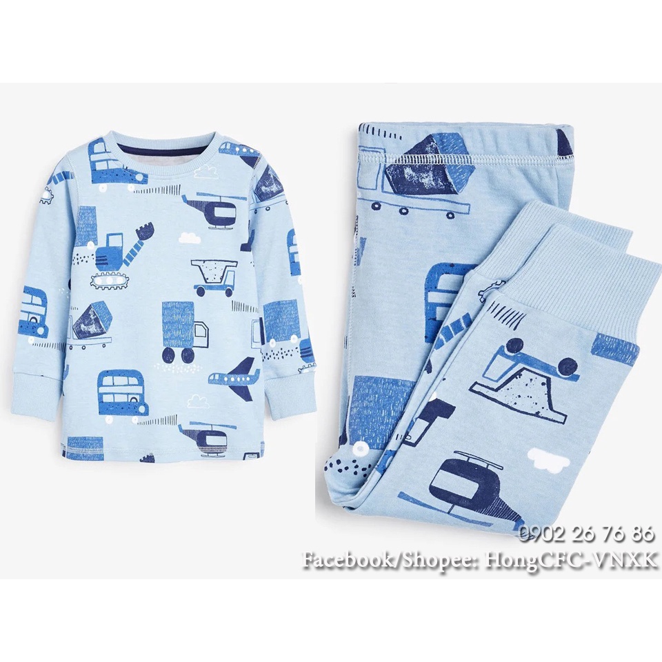 Bộ cotton Next bé trai xuất xịn